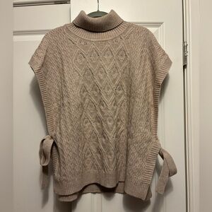 NWT Knit Tie Side Sweater Vest